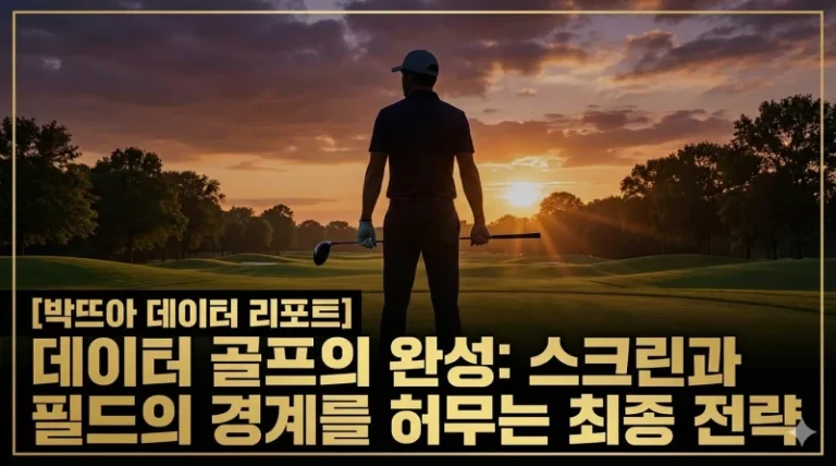 데이터 골프의 완성 스크린과 필드의 경계를 허무는 장타자 최종 전략 섬네일