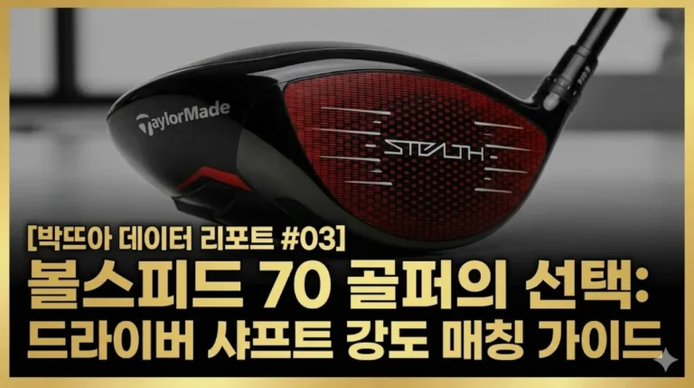테일러메이드 스텔스1 시타 후기 및 볼스피드별 드라이버 샤프트 선택 가이드 썸네일