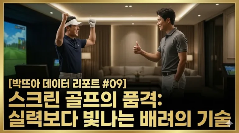 썸네일: 스크린 골프 매너 및 에티켓 데이터 리포트 썸네일