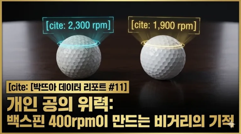 스크린 골프 개인 공 백스핀 RPM 데이터 분석 리포트 썸네일