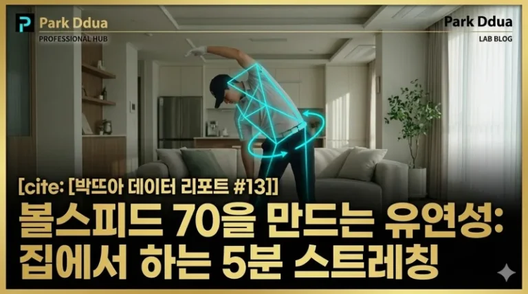 스크린 골프 유연성 스트레칭 볼스피드 70m/s 비결 데이터 리포트 썸네일