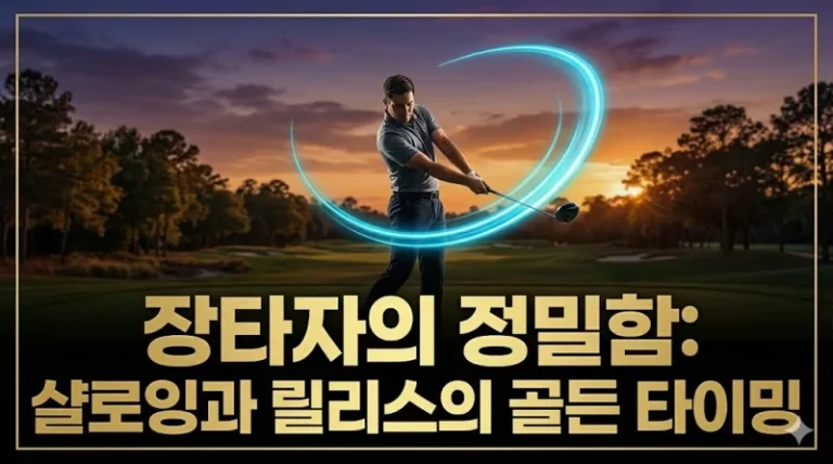 장타자의 정밀함 샬로잉과 릴리스 타이밍 데이터 골프 섬네일