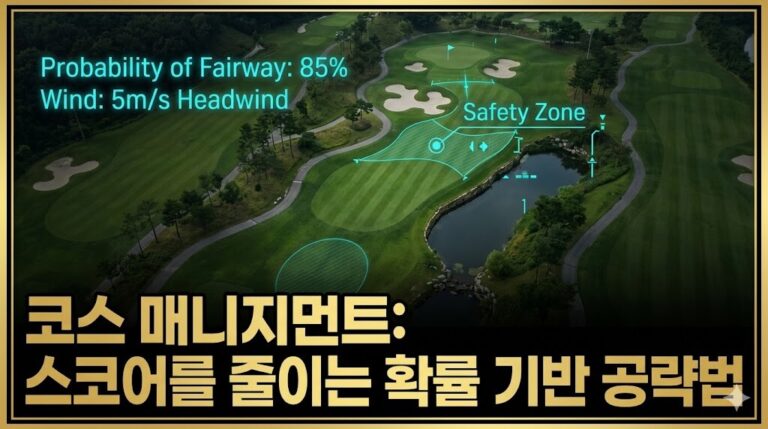 골프 코스 매니지먼트 스코어 줄이는 법 확률 공략 섬네일