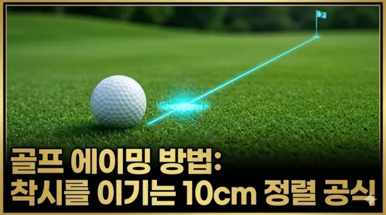 골프 에이밍 방법 10cm 정렬 공식 어드레스 루틴 섬네일