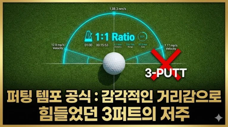 퍼팅 템포 공식 거리감 3퍼트 방지 데이터 분석 섬네일