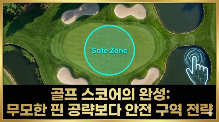 골프 스코어 완성 핀 공략 안전 구역 코스 매니지먼트 데이터 분석 섬네일