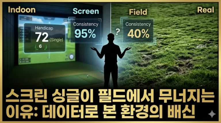 스크린 골프 싱글 필드 실력 괴리 데이터 분석 섬네일
