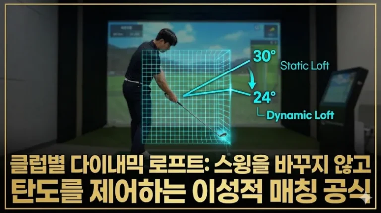 클럽별 다이내믹 로프트 아이언 탄도 제어 핸드퍼스트 데이터 분석 섬네일