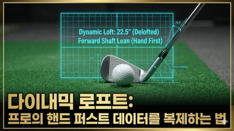 다이내믹 로프트 핸드 퍼스트 다운블로우 디센딩 블로우 스매시 팩터 정타 복구 섬네일